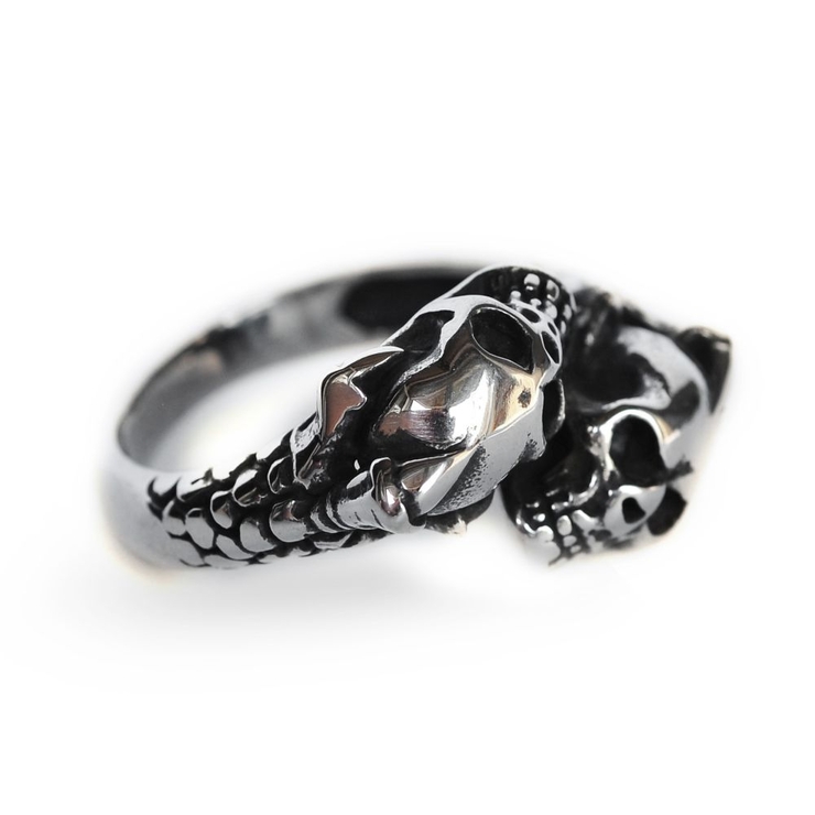 Перстень Два черепа з кігтями (rng-073) Перстень Два черепа з кігтями (rng-073)
