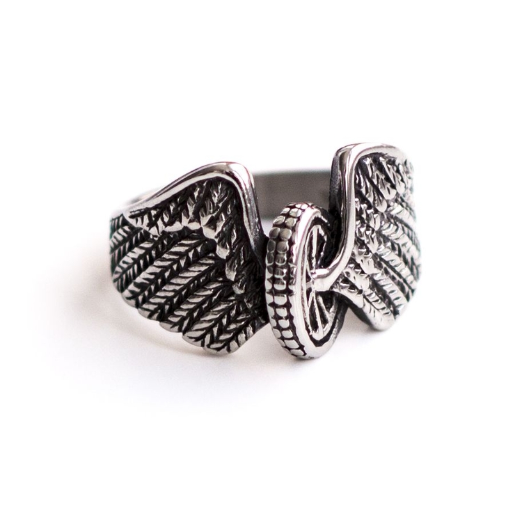 Перстень Колесо з крилами (rng-016)