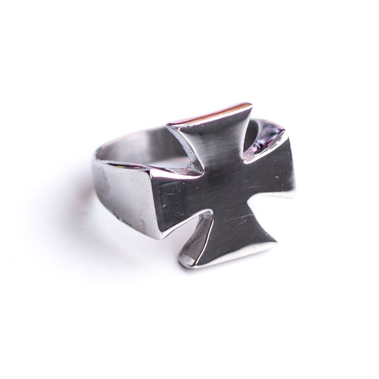 Перстень Тамплієрський хрест чистий (маленький) (rng-020) Перстень Тамплієрський хрест чистий (маленький) (rng-020)