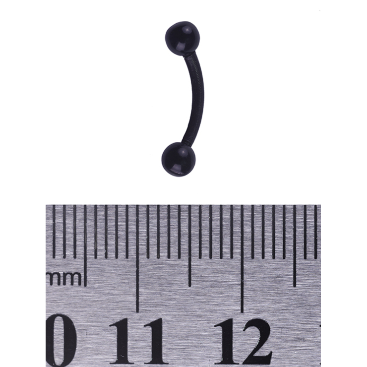 Банан, шар (титан,цвет черный) (b-034)