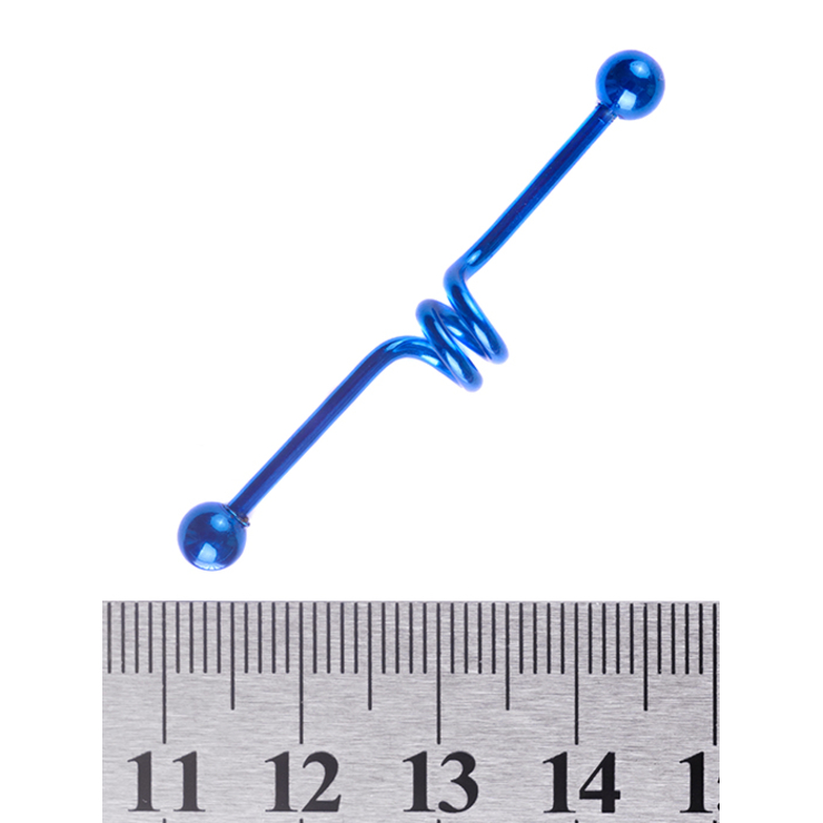 Штанга (хір.сталь, індастріал, колір синій) Штанга (хір.сталь, індастріал, колір синій)
