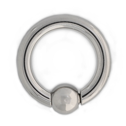 Кольцо Хард (хирургическая сталь, цвет стальной) (hr-001-004)