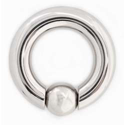 Кольцо Хард (хирургическая сталь, цвет стальной) (hr-005)