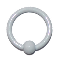Кольцо (хир.сталь, белое)