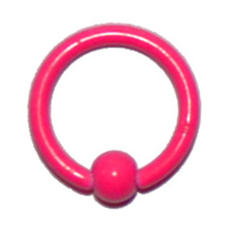 Кільце (хір.сталь, малиновое) Кільце (хір.сталь, малиновое)