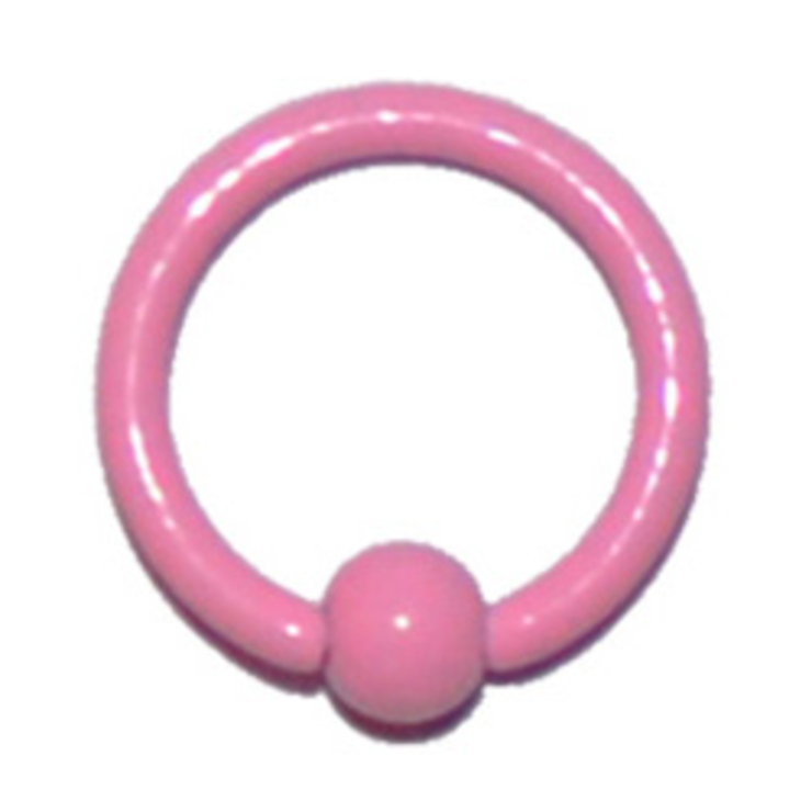 Кільце (хір.сталь, розовое) Кільце (хір.сталь, розовое)