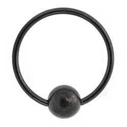 Кольцо (титан, черный) (r-028-029)