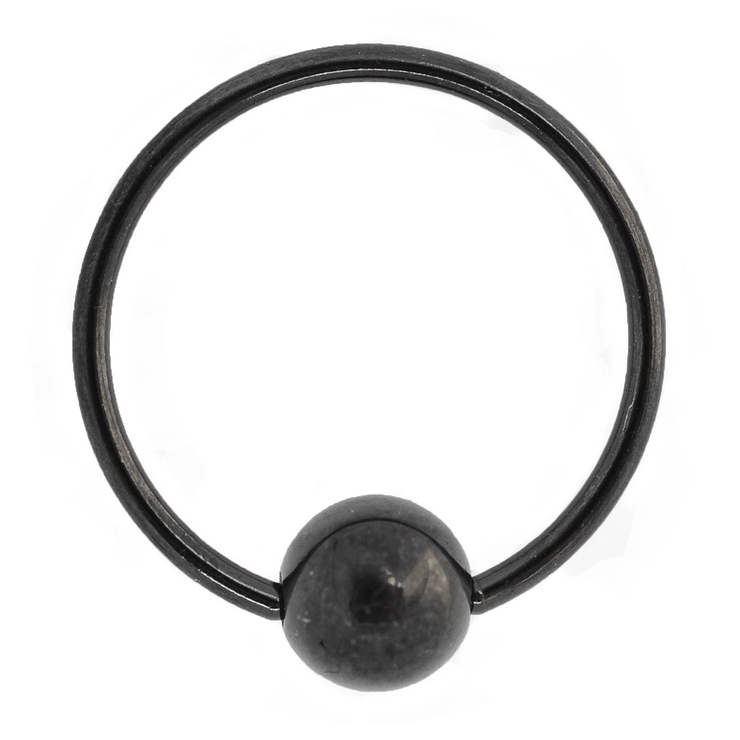 Кільце (титан, чорний) (r-028-029)