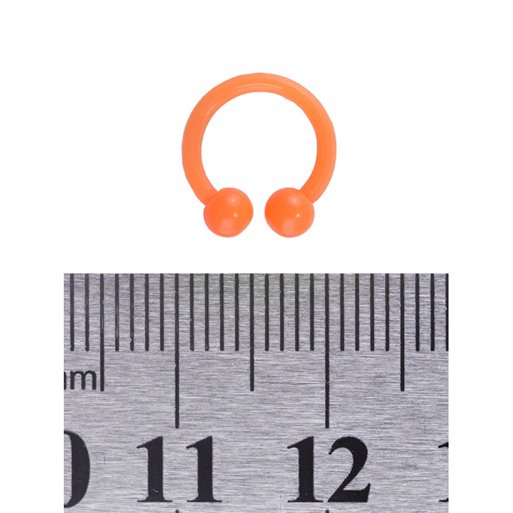 Підкова (акрил, колір помаранчевий) (cir-027) Підкова (акрил, колір помаранчевий) (cir-027)