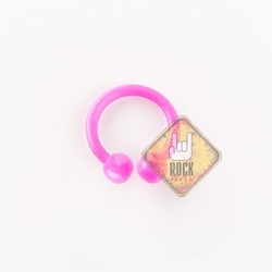 Підкова (акрил, колір фіолетовий) (cir-028)