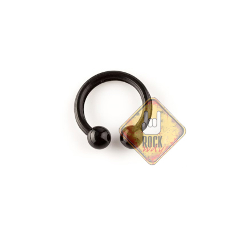 Підкова (акрил, колір чорний) (cir-033) Підкова (акрил, колір чорний) (cir-033)