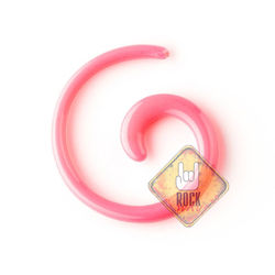 Расширитель (спираль, акрил, цвет розовый) (ex-037–ex-043)