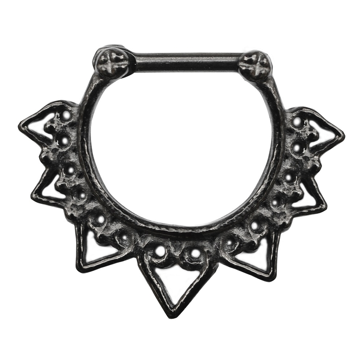 Септум (титан, колір чорний, ширина 20 мм) (stm-007) Септум (титан, колір чорний, ширина 20 мм) (stm-007)