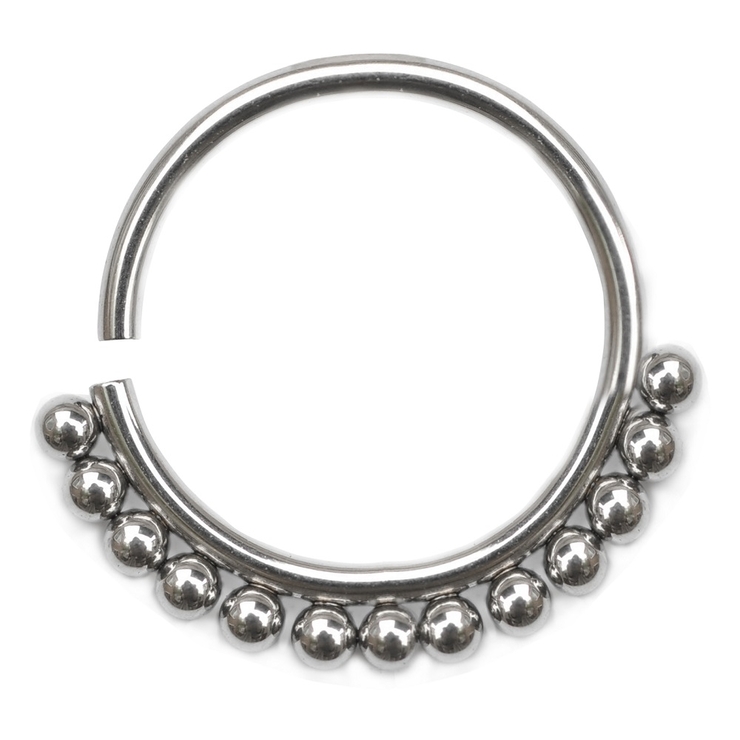 Септум (титановий сплав, колір сталевий, диаметр 7 мм) (stm-003)