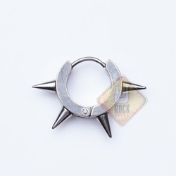 Серьга с шипами (хир.сталь, стальной)