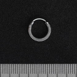 Серьга, кольцо прямоугольное в сечении (eas-078)