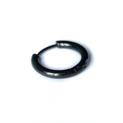 Серьга-кольцо (хард обманка, титан, черный) (ea-020-023,052,053)