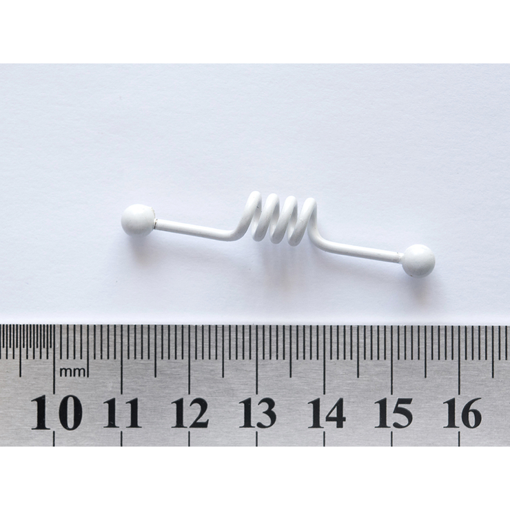 Штанга (хір.сталь, індастріал, колір білий) Штанга (хір.сталь, індастріал, колір білий)