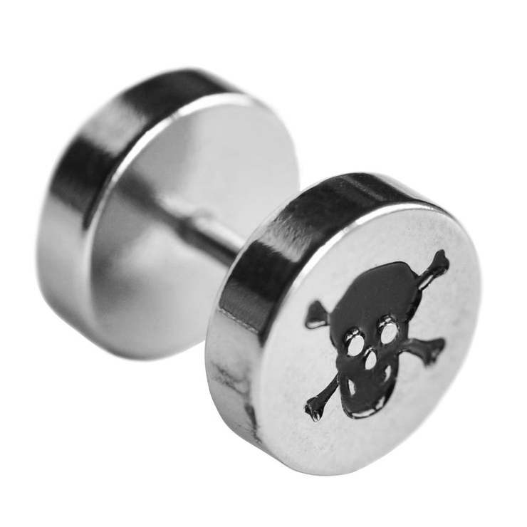 Тоннель-обманка, хир.сталь, (цвет стальной, Черная метка) Тоннель-обманка, хир.сталь, (цвет стальной, Черная метка)