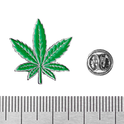 Пин (значок) фигурный Cannabis