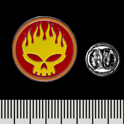 Пин (значок) фигурный The Offspring (skull logo)
