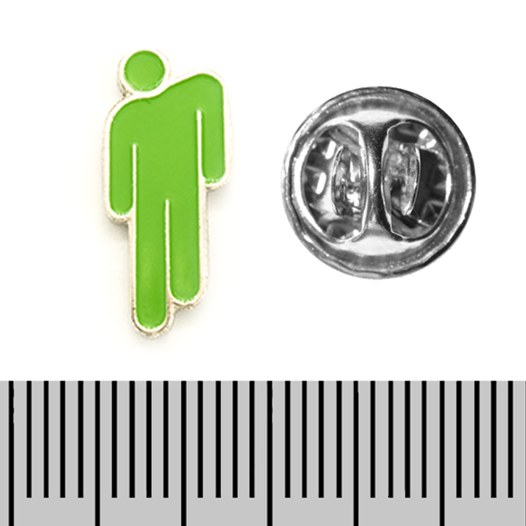 Пин (значок) фигурный Billie Eilish (logo) Пин (значок) фигурный Billie Eilish (logo)