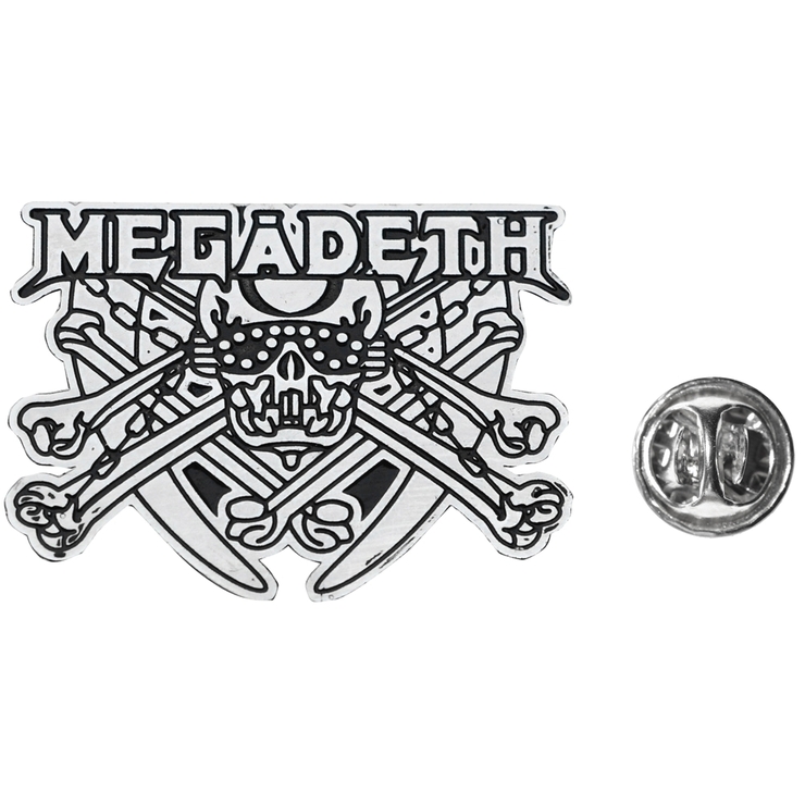 Пін (значок) фігурний Megadeth (logo) Пін (значок) фігурний Megadeth (logo)