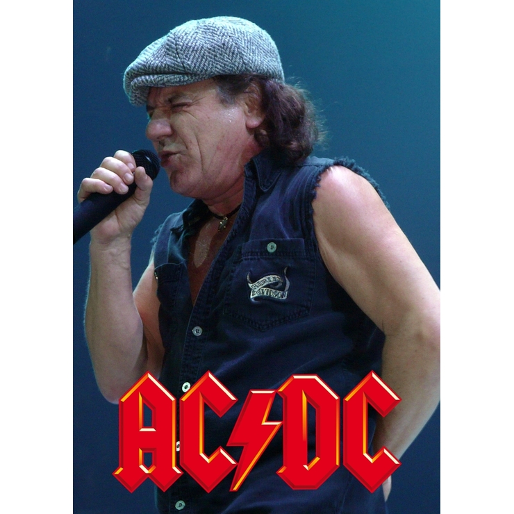 Плакат AC/DC (Брайан Джонсон) Плакат AC/DC (Брайан Джонсон)