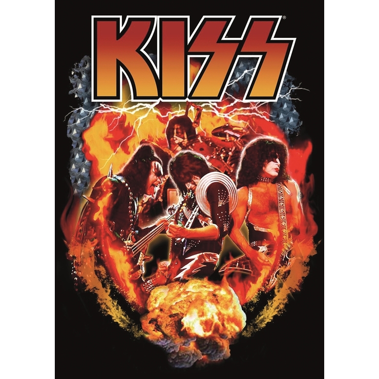 Плакат Kiss (fire)