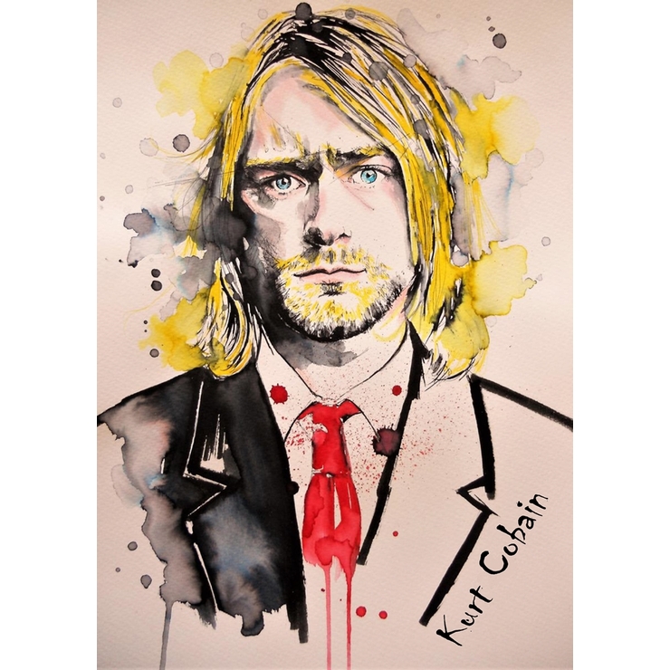 Плакат Kurt Cobain Плакат Kurt Cobain