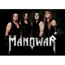 Плакат Manowar (silver logo)