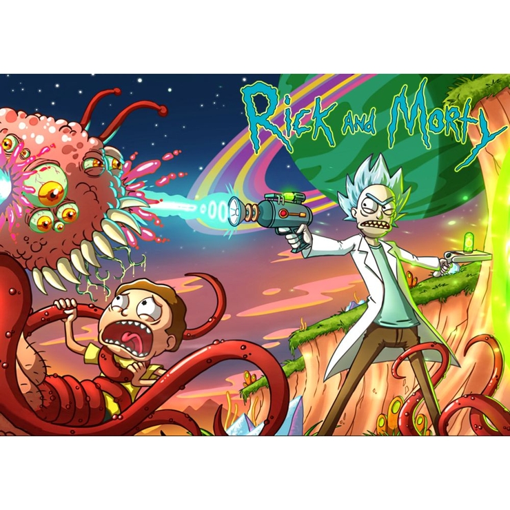 Плакат Rick and Morty