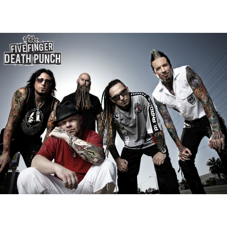 Плакат Five Finger Death Punch (band) Плакат Five Finger Death Punch (band)