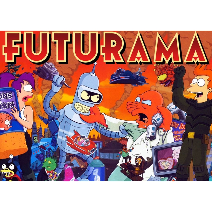 Плакат Futurama