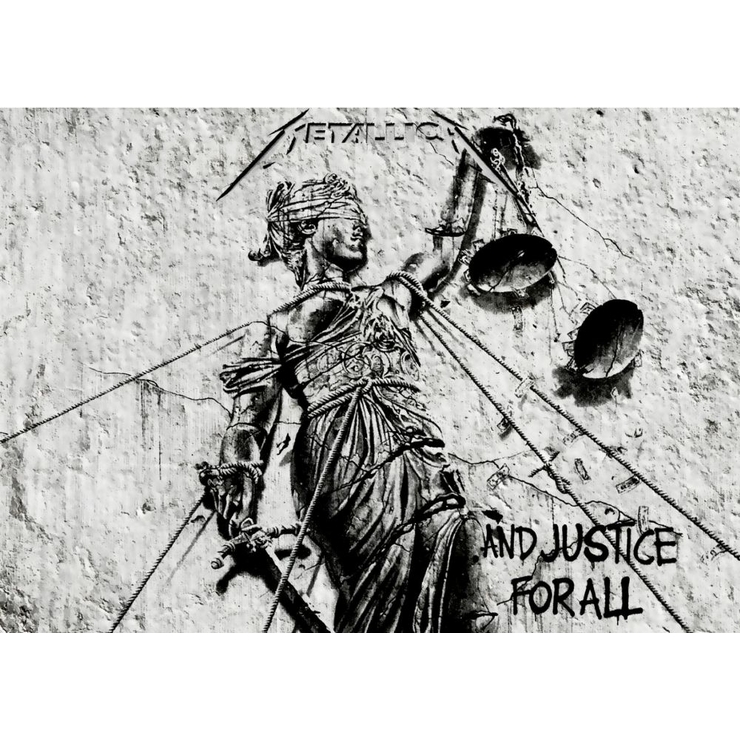 Плакат Metallica "And Justice for all"