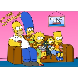 Плакат The Simpsons family