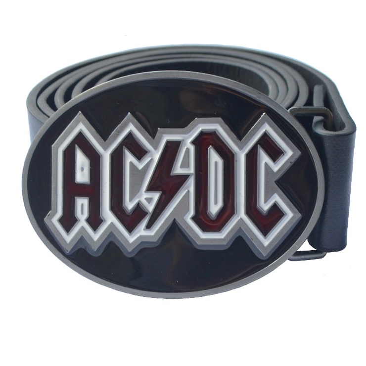 Пряжка AC/DC (овальная пряга)