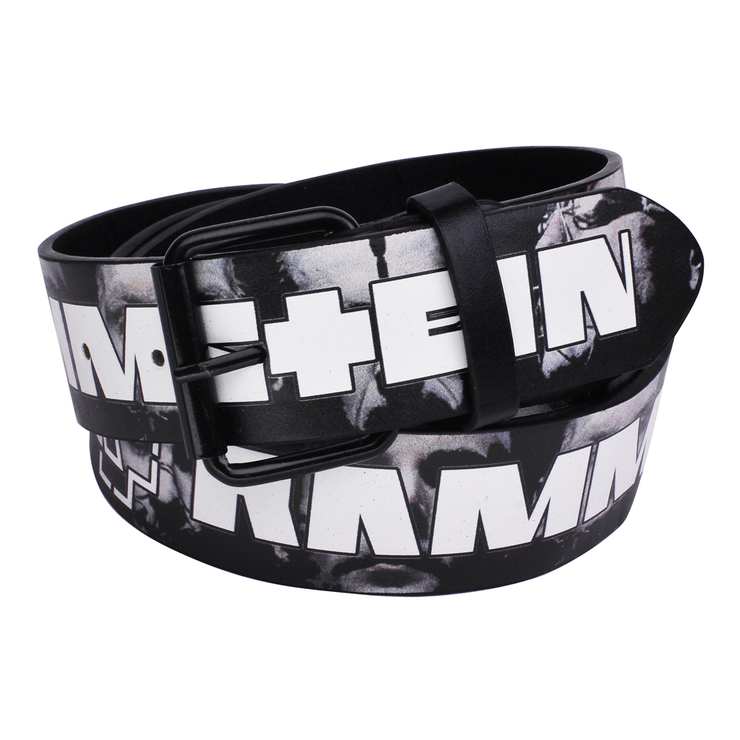 Ремень с печатью Rammstein (white logo) Ремень с печатью Rammstein (white logo)