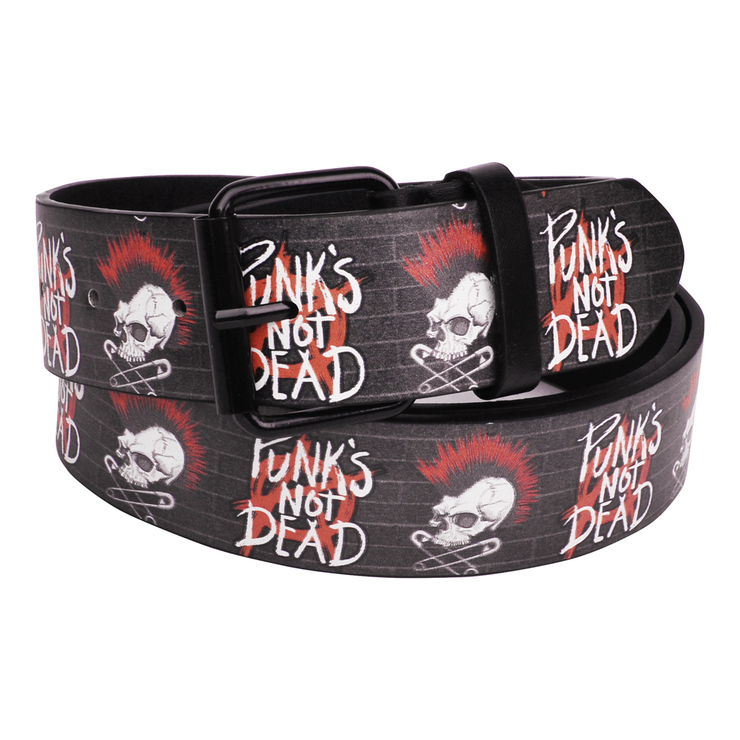 Ремінь з друком Punk’s Not Dead Ремінь з друком Punk’s Not Dead