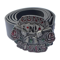 Пряжка Guns’n’Roses (лого с картами)