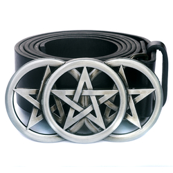 Пряжка Пентаграмма тройная