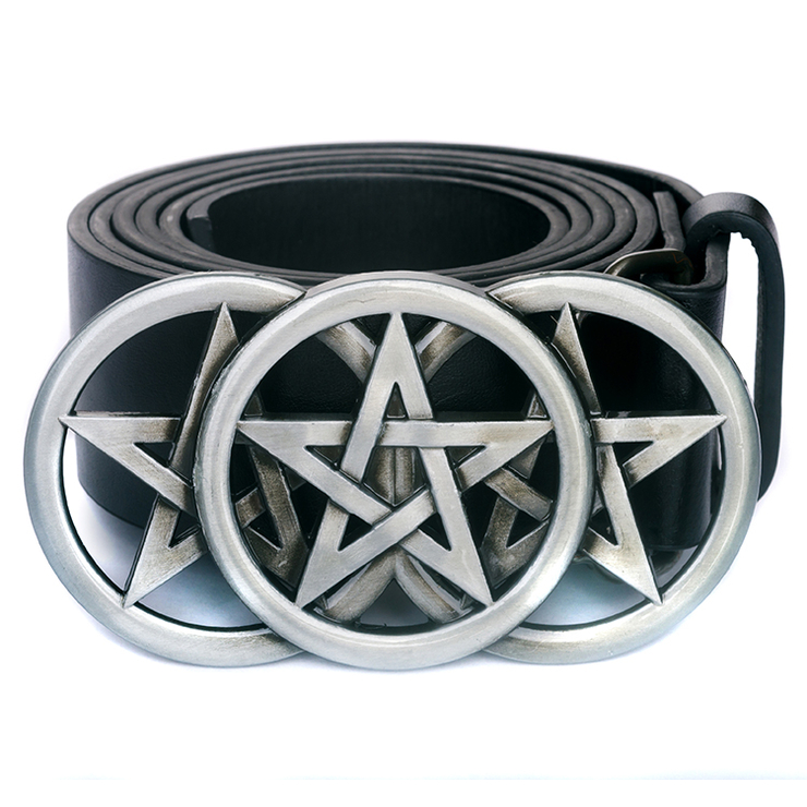 Пряжка Пентаграмма тройная