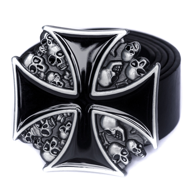 Пряжка "Хрест Тамплієрський з черепами" Пряжка "Хрест Тамплієрський з черепами"