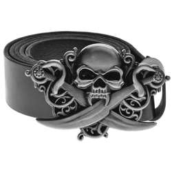 Пряжка Череп з шаблями
