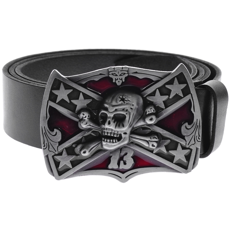 Пряжка Прапор Конфедерації (череп) Пряжка Прапор Конфедерації (череп)