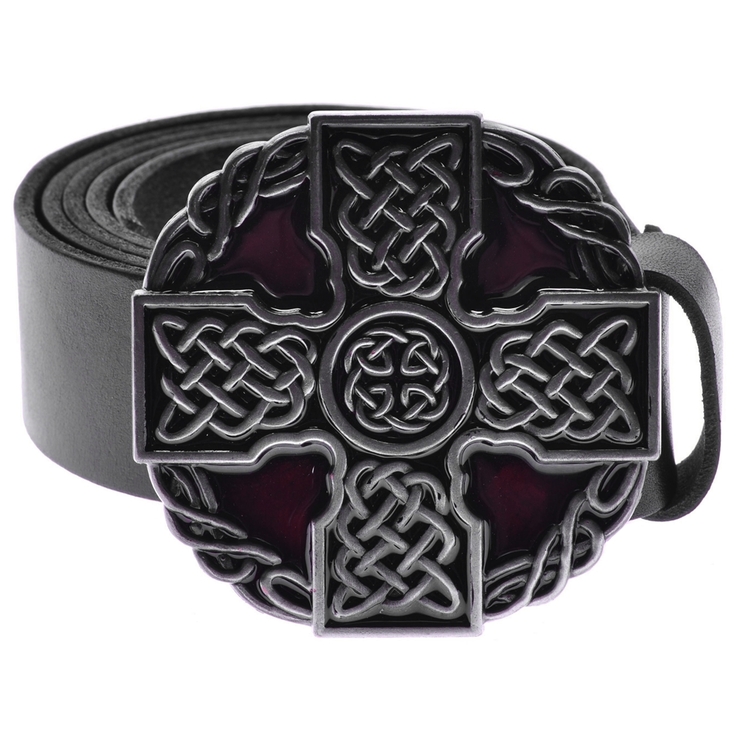 Пряжка Кельтский хрест (червоний) Пряжка Кельтский хрест (червоний)