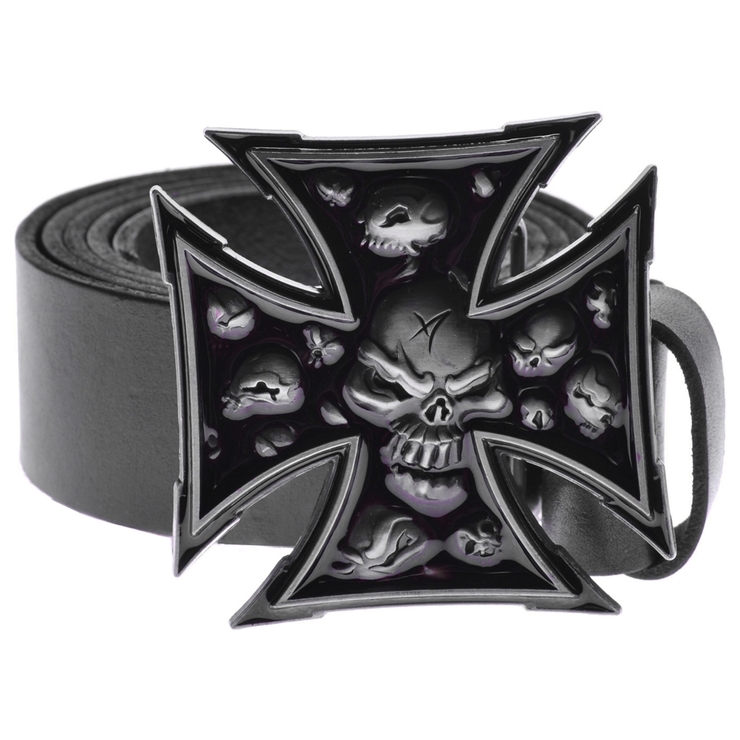 Пряжка Хрест мальтийский (черепа) Пряжка Хрест мальтийский (черепа)
