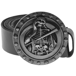 Пряжка Скелет с косой