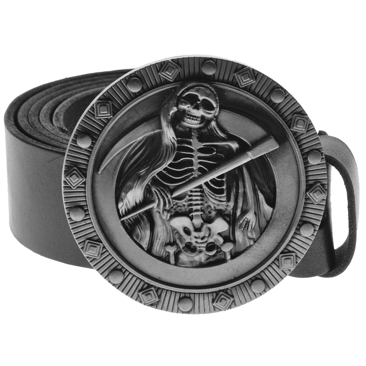 Пряжка Скелет с косой Пряжка Скелет с косой