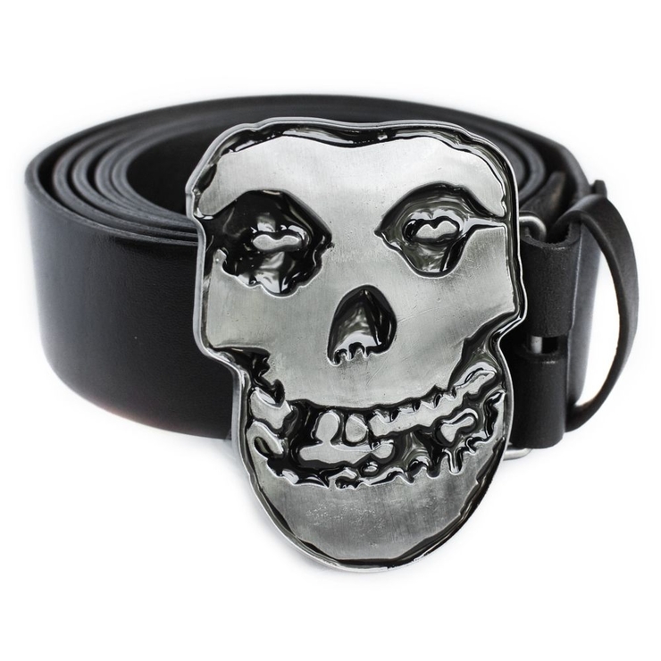 Ремень с пряжкой Misfits (skull logo)